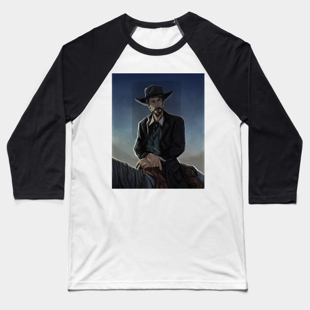 Western Elysium Baseball T-Shirt by Matlasaya